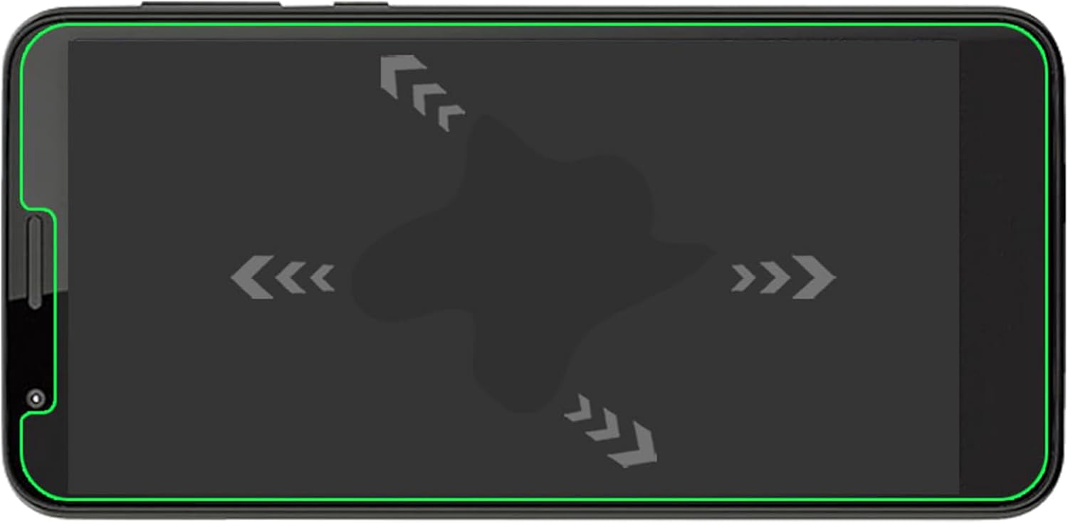 Mr.Shield Protector de pantalla diseñado para Motorola (Moto E6) vidrio templado paquete de 3 con reemplazo de por vida