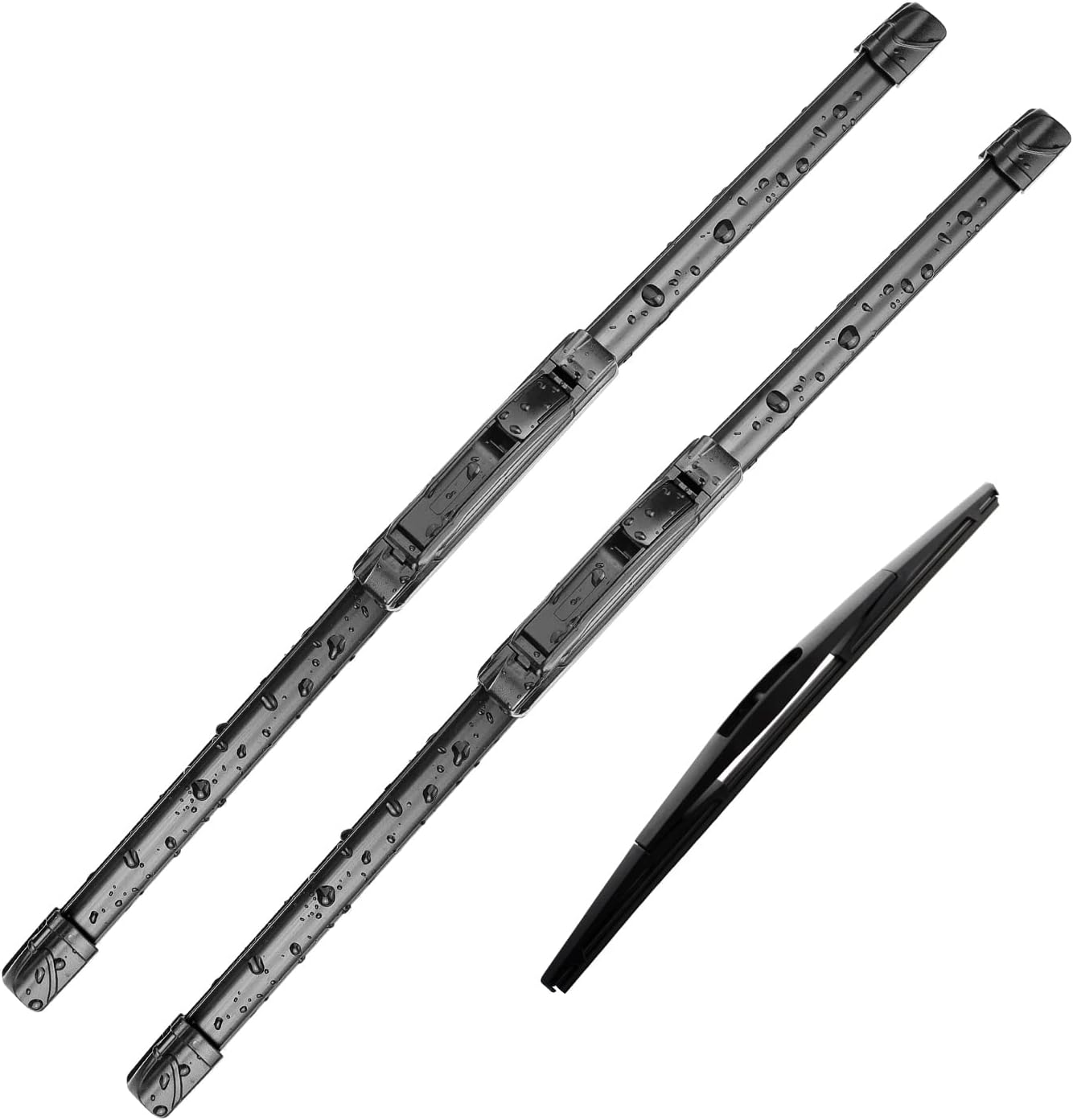 3 limpiaparabrisas de repuesto para Jeep Wrangler 2002-2007 Jeep Liberty 1987-1995 Nissan Pathfinder 2018-2021, repuesto de equipo original, 16