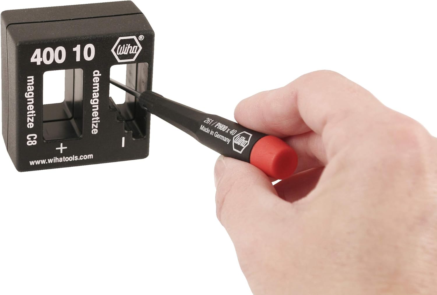 Klein Tools MAG2 Desmagnetizadormagnetizador para puntas de destornillador y puntas, hace que las herramientas sean magnéticas con potente imán de