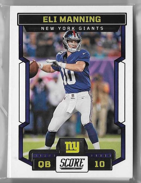 2023 Panini Score Football New York Giants Team Set Gift Pack 2023 Score Team Plus Bonus Giants Set 2010-2022