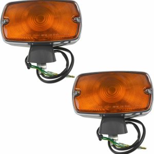 2pcs Signal Light Front Left Right Side Amber Fender Turn Fj40 TYLPP00003 8151060200 2pcs Signal Light Front Left Right Side Amber Fender Turn Fj40 TYLPP00003 8151060200