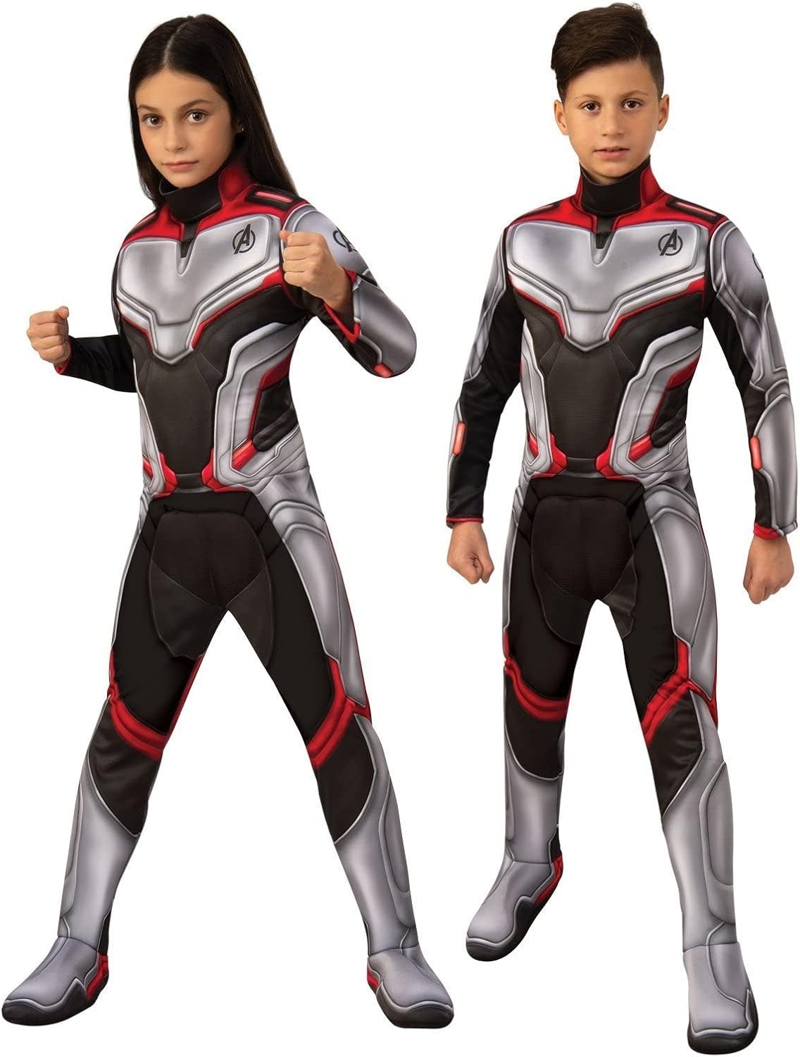 Avengers Endgame – Disfraz de equipo para niños, Multi Color, talla única