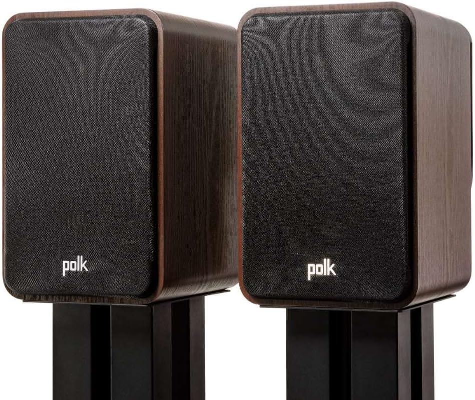 Polk Signature Elite ES15 – Altavoz de estantería, audio de alta resolución, compatible cDolby Atmos y DTSX, tweeter de 1 pulg y woofer de 5.25