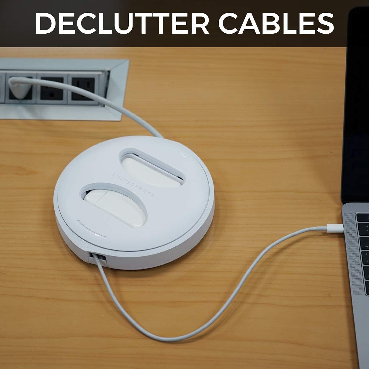 HumanCentric Enrollador de cable para organizador de cargador de MacBook, carrete de cable para cargadores de MacBook, funda de carga de viaje para