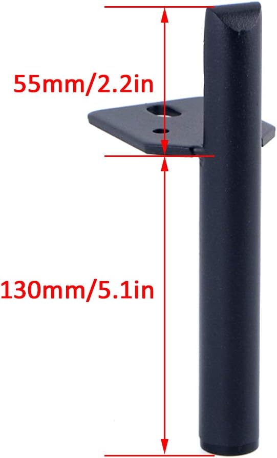 Patas de muebles europeos tipo L, patas de mesa auxiliar, patas de soporte de sofá de acero al carbono, armarios de baño, patas de gabinete de TV,