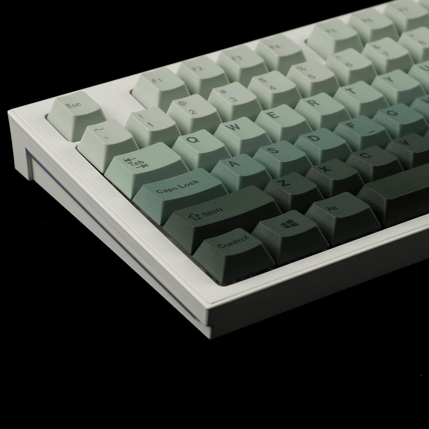 Teclas de gradiente PBT de 0.067 in de grosor, color cerezo, tinte Sub Mac, teclado para teclado ANSI ISO 104 TKL GK61 96 75 GMMK NCR80 Mx