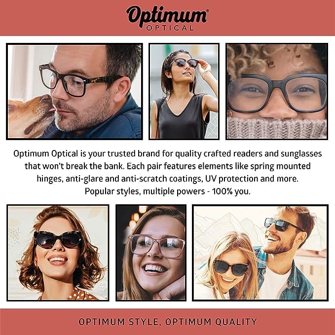 Daydream Readers – Lentes de lectura con bisagras montadas en resorte, resistentes a los arañazos, montura redonda, para hombres y mujeres