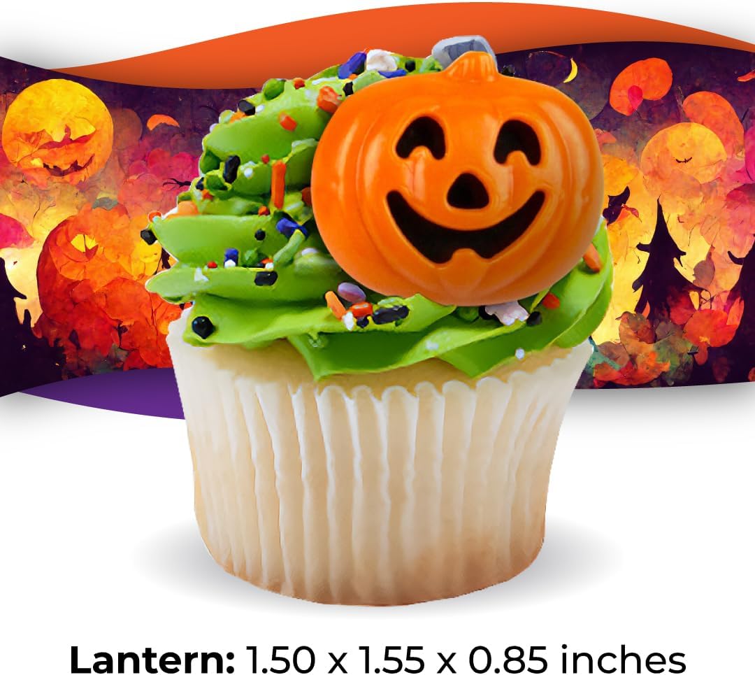 Anillos para cupcakes, divertidos adornos espeluznantes para tartas para fiestas de Halloween, suministros de fiesta temática de Halloween