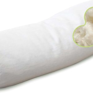 Bean Products Neck Roll – Almohada orgánica Kapok + funda orgánica orgánica de 5 x 14 pulgadas, funda de algodón orgánico con cremallera, fabricada Bean Products Neck Roll – Almohada orgánica Kapok + funda orgánica orgánica de 5 x 14 pulgadas, funda de algodón orgánico con cremallera, fabricada