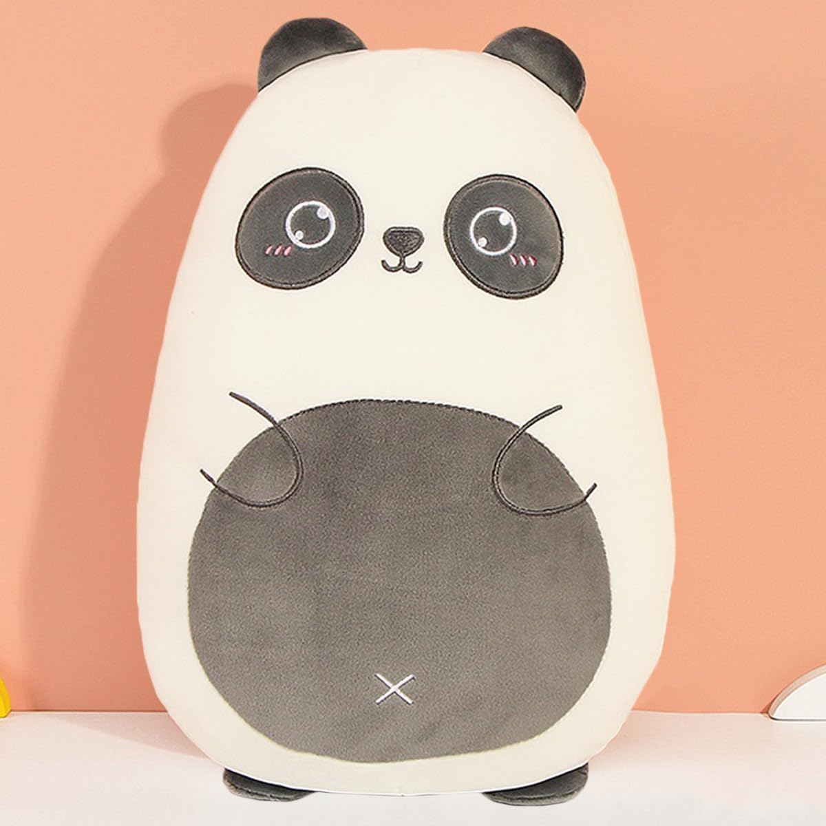 Kekeso Almohada de peluche de dinosaurio para abrazar, bonita almohada de peluche de animal de peluche, almohada suave de peluche de dibujos