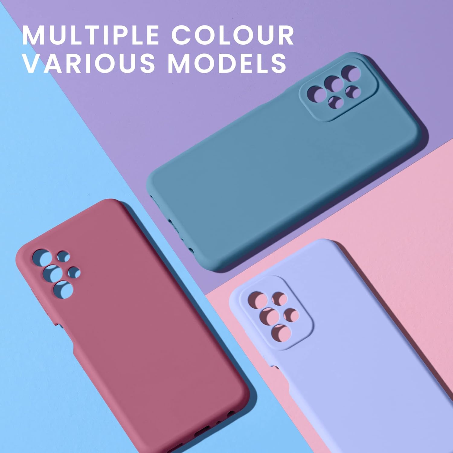kwmobile Funda compatible con Samsung Galaxy A13 4G – Funda delgada de silicona TPU – Acabado suave al tacto – Arrecife azul