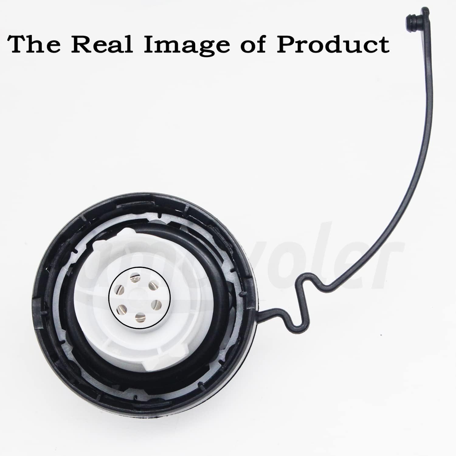 Amavoler 77300-47010 Tapa de gasolina Accesorio de repuesto para Toyota-Corolla Camry Highlander 4Runner Avalon Matrix Sequoia Sienna Solara Tacoma