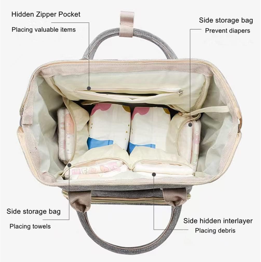 Mochila de pañales para bebé, bolsas de pañales multifunción para bebés, mochila de viaje para papá y mamá, bolsa de pañales para bebés niños y