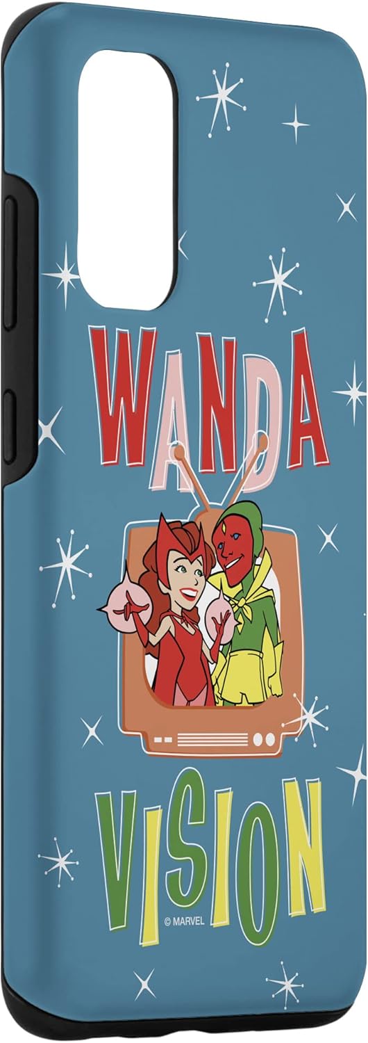 Galaxy S20 Marvel WandaVision Wanda & Vision Retro TV Case