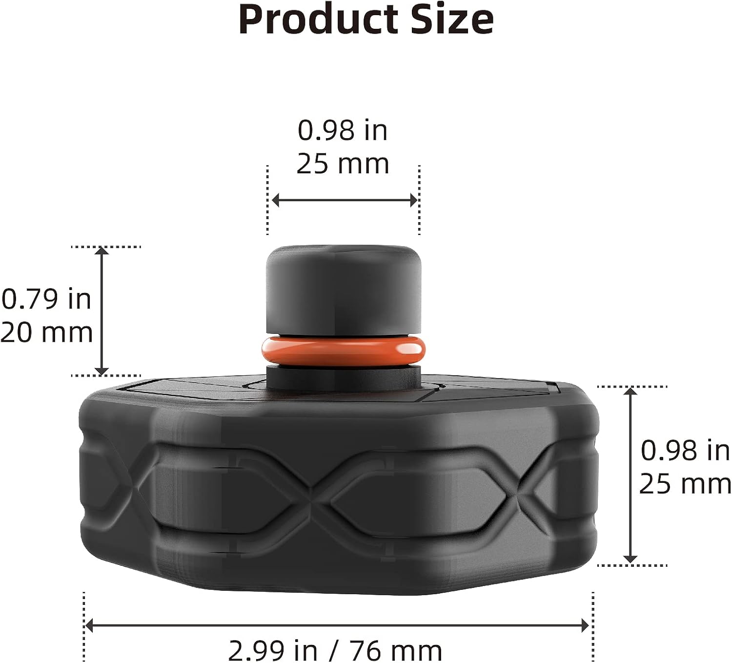 BIG RED Almohadillas de elevación para Tesla modelo YS3X antideslizante Jack Pucks Tesla Accesorios para batería y chasis, 4 paquetes con una funda