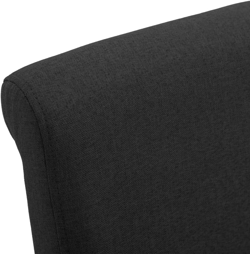 Dining Chairs 2 Pcs Black Fabric,Living Room Dining Chairs,Counter Dining Chairs Suitable for Daily Dining Or Special Events Such As Meetings,