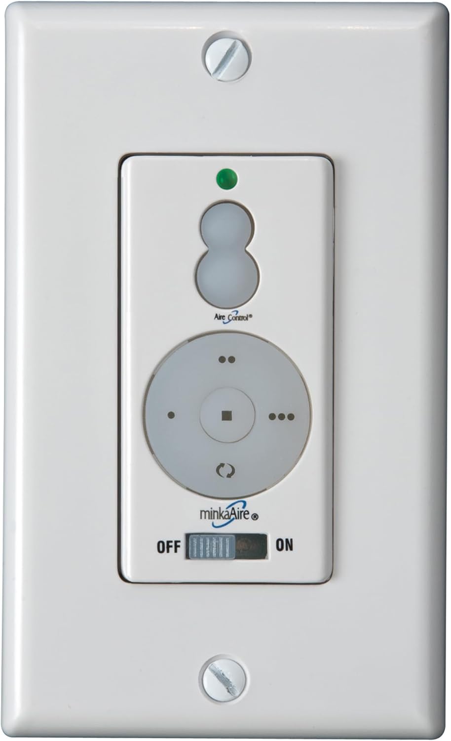 Minka-Aire F593L-PW Tradtional Concept Ventilador de techo empotrado de 44 pulgadas con luz LED integrada de 14 W en acabado de peltre
