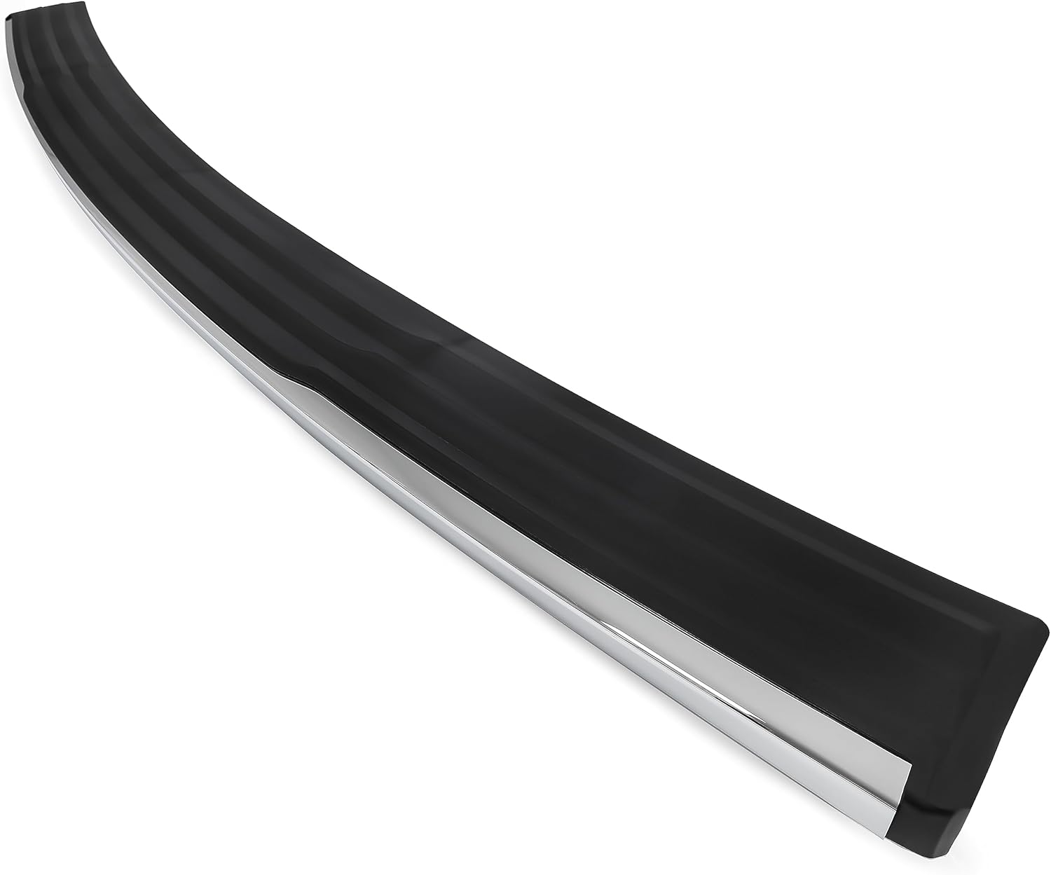 KUAFU Almohadilla de paso de parachoques trasero con tira chapada compatible con Chevy Chevrolet Suburban 3500 HD Tahoe GMC Yukon XL 2015-2020