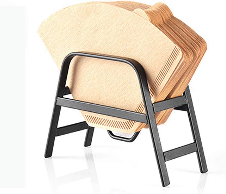 Soporte de filtro de café reutilizable de metal para filtros de café de papel, soporte para el hogar, cocina, bar, cafeterías, accesorios de