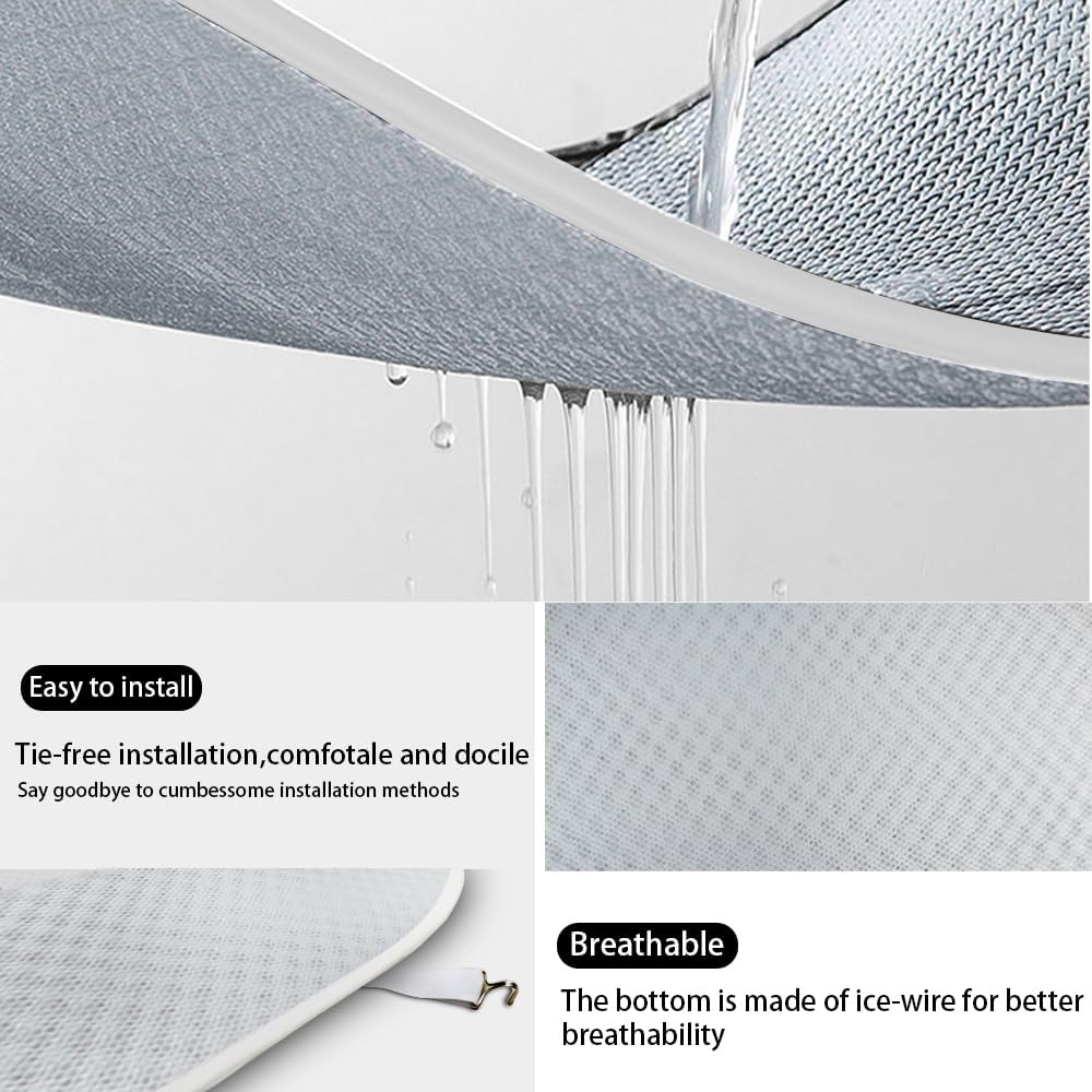 Car Seat Mat Pad Protector Covers,Driver Front Rear Seat Bench Cushion Cover,for Tesla Model 3 seat Cover Set 2017-2022,Ice Silk Anti-Dirty White
