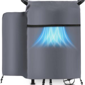 Cubierta para parrilla Pit Boss 700FB, Lexington 500 y Lexington 540, Classic 700 Parrillas de pellets de madera, impermeable 600D poliéster Oxford Cubierta para parrilla Pit Boss 700FB, Lexington 500 y Lexington 540, Classic 700 Parrillas de pellets de madera, impermeable 600D poliéster Oxford