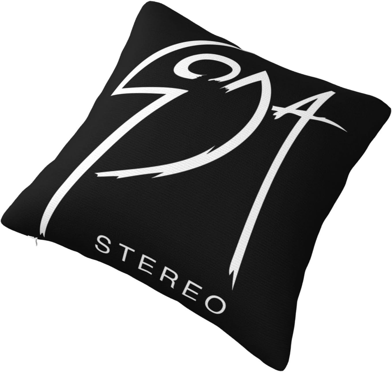 Soda Music and Stereo – Fundas de almohada con estampado gráfico, fundas de cojín decorativas de 16 x 16 pulgadas