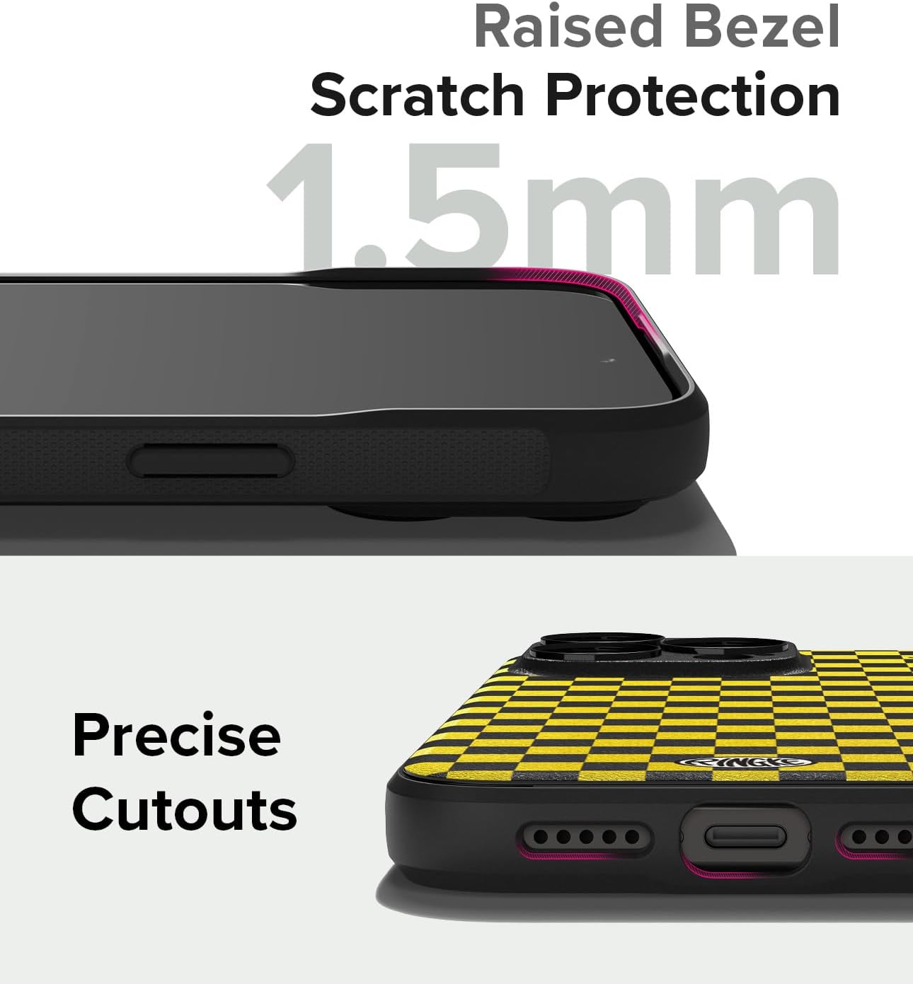 Ringke Onyx Se siente bien en la mano Funda compatible con iPhone 15 Pro, tecnología antihuellas, antideslizante, agarre mejorado, a prueba de