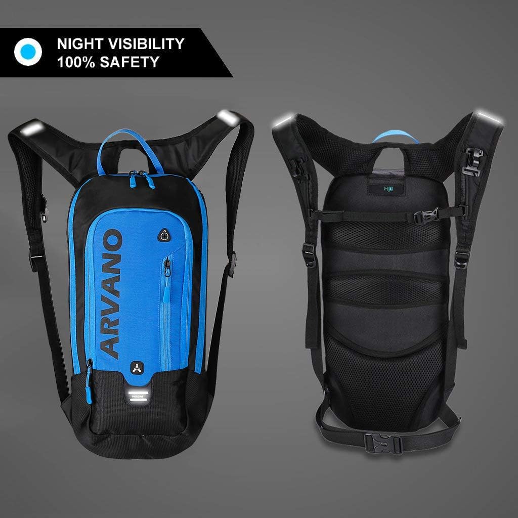 Arvano Mochila de bicicleta pequeña de ciclismo de montaña ligera de 6 litros – MTB ciclismo, senderismo, esquí, bicicleta de nieve, snowboard