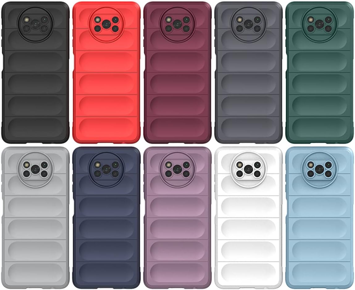 AireWiki Funda compatible con Xiaomi Poco X3 NFC X3 Pro Funda de silicona protectora a prueba de golpes Forro antideslizante externo para Xiaomi