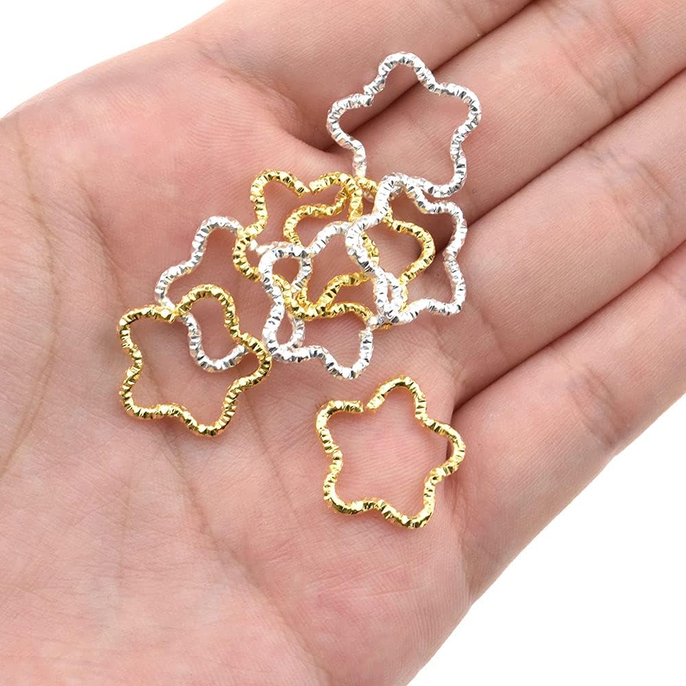 HAO PRO Anillo de salto de estrella de 0.650 in de diámetro, aspecto elegante que evita los bordes afilados que se mantienen cerrados, seguros,