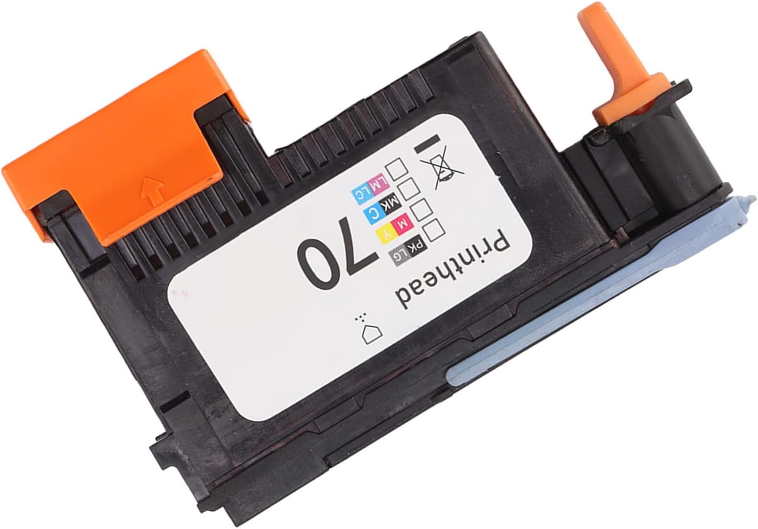 Zerodis Tóner de tinta, 72 cabezales de impresión de repuesto de resolución clara estable para Designjet Z2100 Z3100 Z3200 Z5200 Z5400 Cabezal de