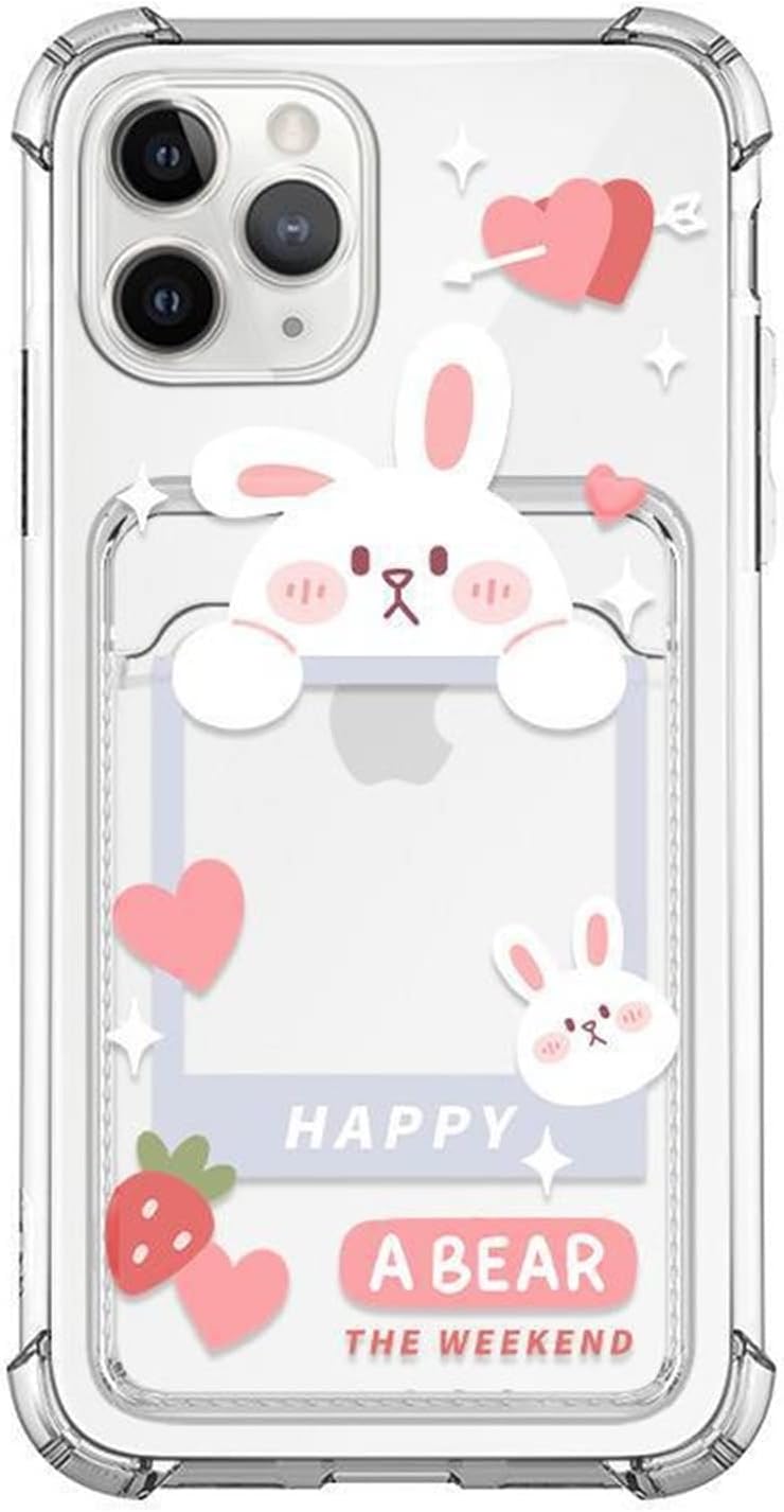 Funda de silicona para iPhone 14 13 12 11 Pro Max X XR XS Max Mini 7 8 Plus SE 2020, funda suave (color  transparente b, tamaño para iPhone