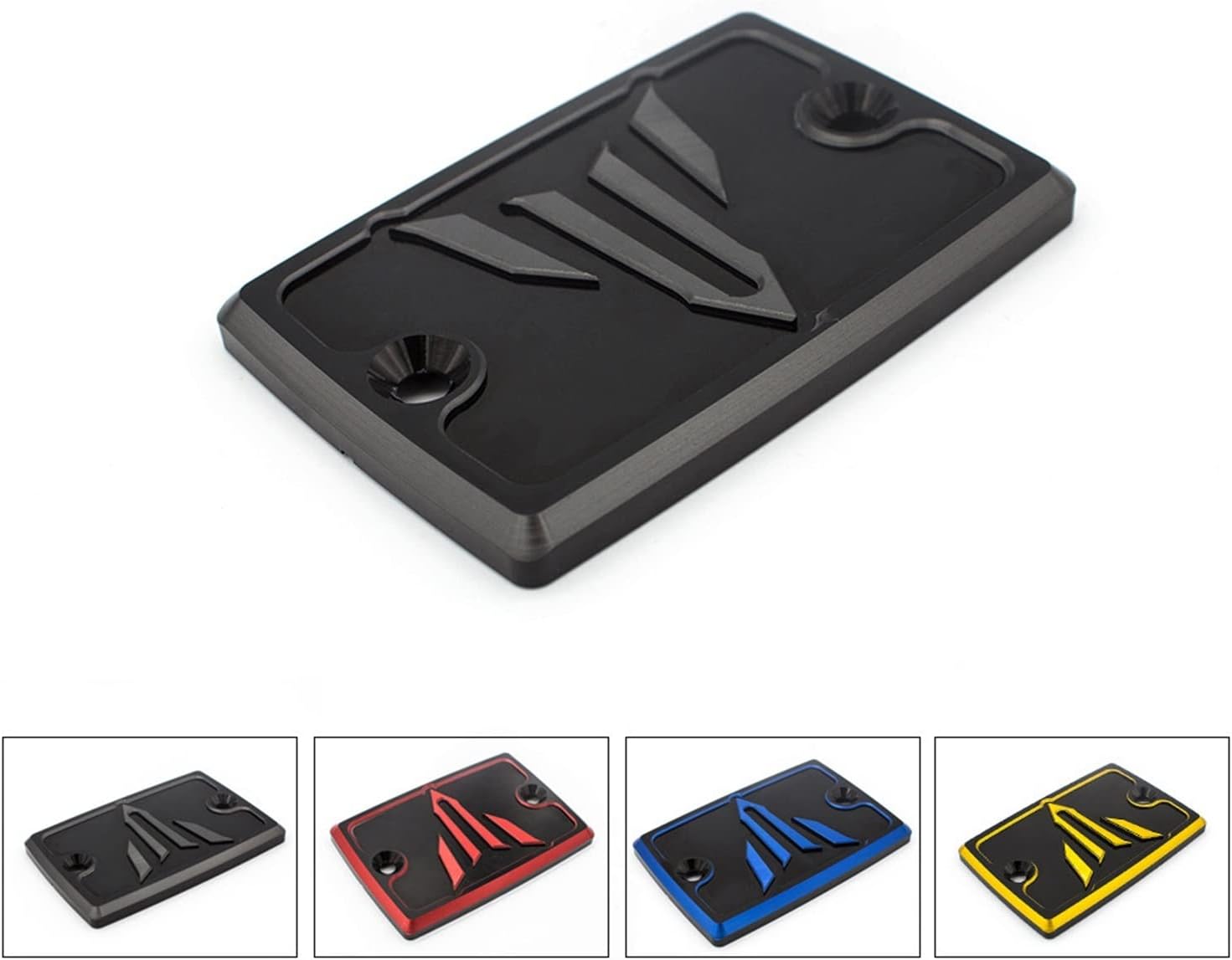 LCCDZ Aluminum Motorcycle CNC Brake Reservoir Tank Cover Cap Compatible With Yamaha MT07 MT-07 Tracer700 MT-09 MT09 Tracer900 2014-2020 2019 2018