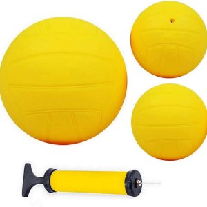 Pelotas de juego de púas de repuesto, incluye pelota de entrenamiento de 6 pulgadas y bolas de competición de 3.6 pulgadas con bomba Pelotas de juego de púas de repuesto, incluye pelota de entrenamiento de 6 pulgadas y bolas de competición de 3.6 pulgadas con bomba
