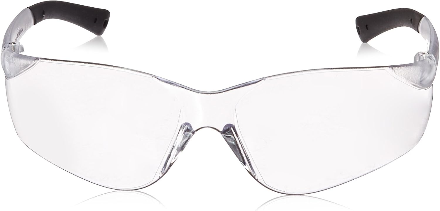 MCR Safety – Bearkat Bk1 Series – Gafas de seguridad transparentes Uv-Af (BK110AF) (paquete de 2)