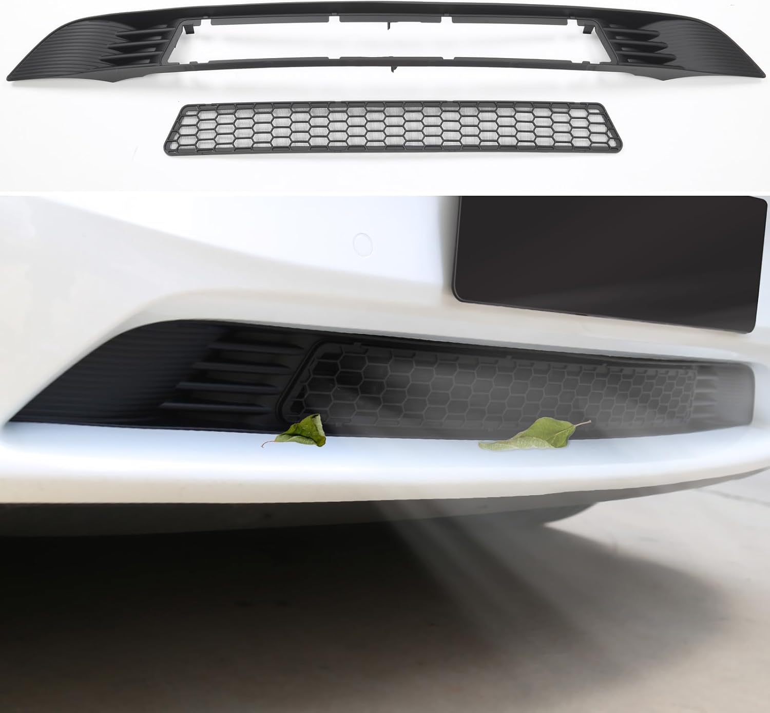Malla de rejilla frontal para el modelo Y, insertos de rejilla compatibles con Tesla Model Y, cubierta de rejilla de ventilación de entrada de aire