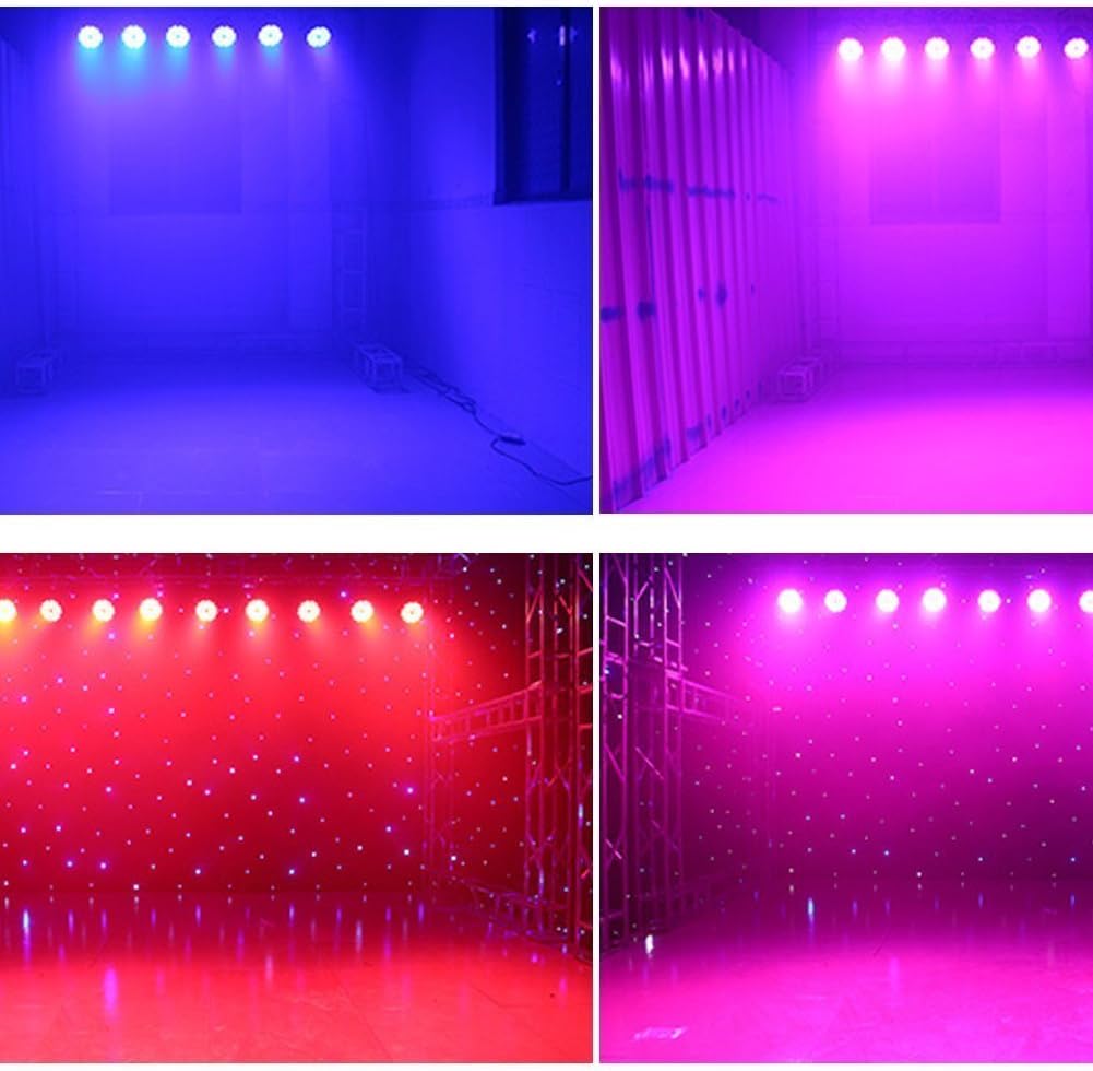 Luces LED de escenario 80w100w120w160w180w RGBW sonido LED escenario luz PAR DMX512 para discoteca DJ fiesta club escenario iluminación cambiable