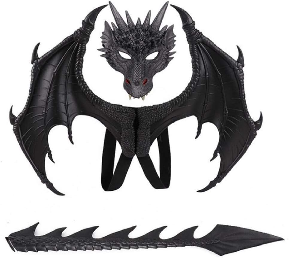 Alas de dragón Props Cosplay Wing con cola