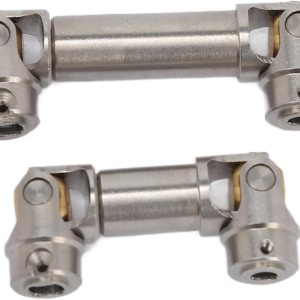 Juego de eje de transmisión de coche RC, eje de transmisión central delantero y trasero de acero inoxidable duradero para 118 RC piezas de Juego de eje de transmisión de coche RC, eje de transmisión central delantero y trasero de acero inoxidable duradero para 118 RC piezas de