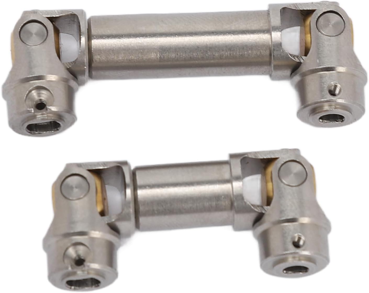 Juego de eje de transmisión de coche RC, eje de transmisión central delantero y trasero de acero inoxidable duradero para 118 RC piezas de