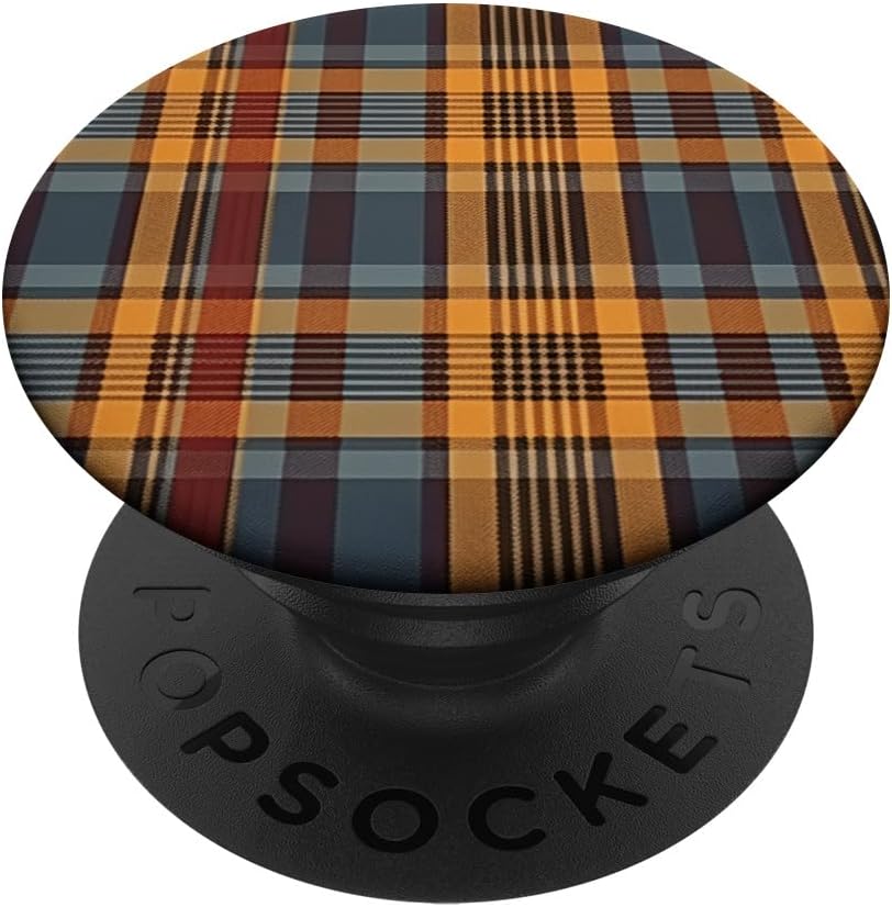 PopSockets Estándar PopGrip con diseño de cuadros con temática de otoño