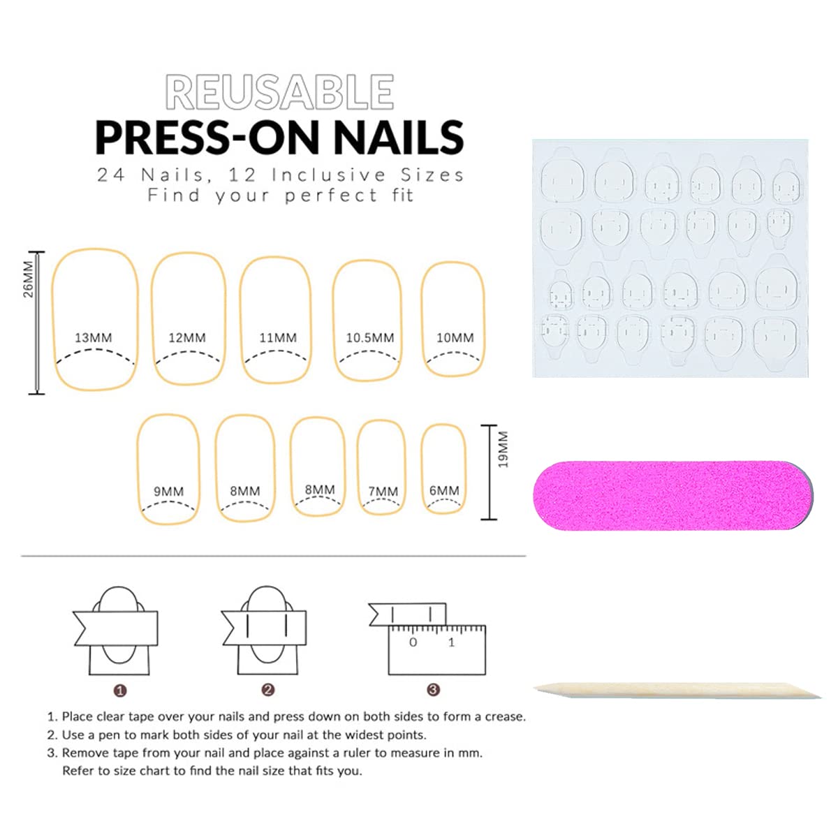 Uñas postizas medianas azules a presión con diseño de mariposa con diseño de uñas acrílicas nudes brillantes, uñas postizas de cobertura completa,