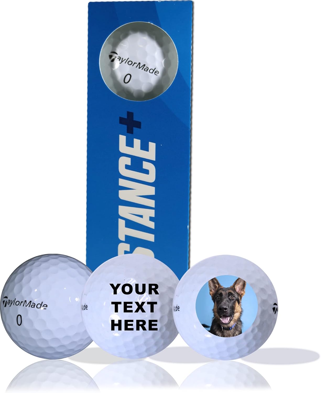 Taylormade – Pelotas de golf personalizadas a distancia, 12 unidades, tu columpio único, tus momentos únicos, pelotas de golf con logotipo, pelotas