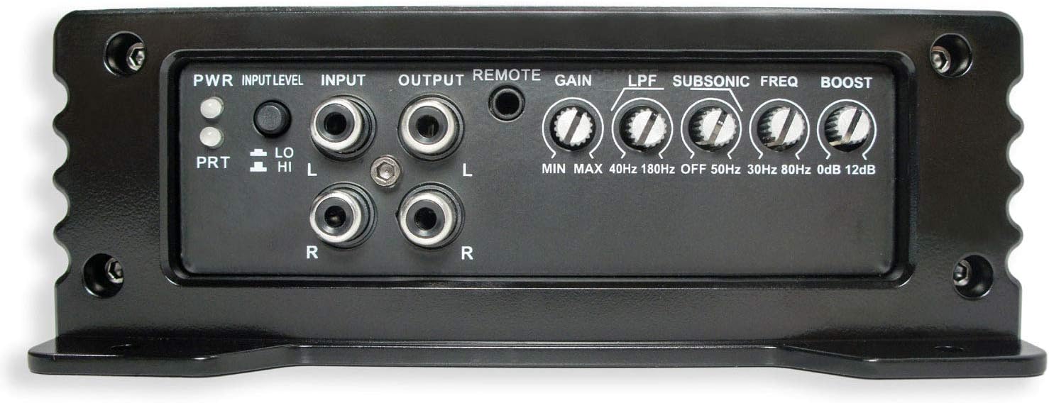 Harmony Audio Kicker Bundle compatible con cabina estándar universal C10 Comp Single 10″ cargado subcaja con amplificador Harmony HA-A400.1