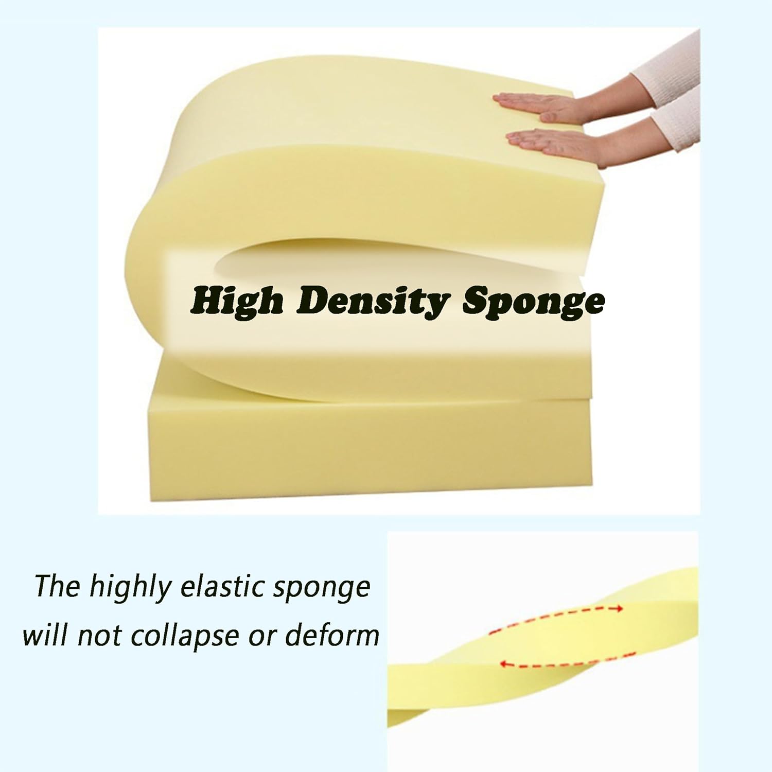 Cojín de relleno de huecos para sofá cama, extensor de colchón, conector de cama individual, cojín de almohada con funda desmontable para cama