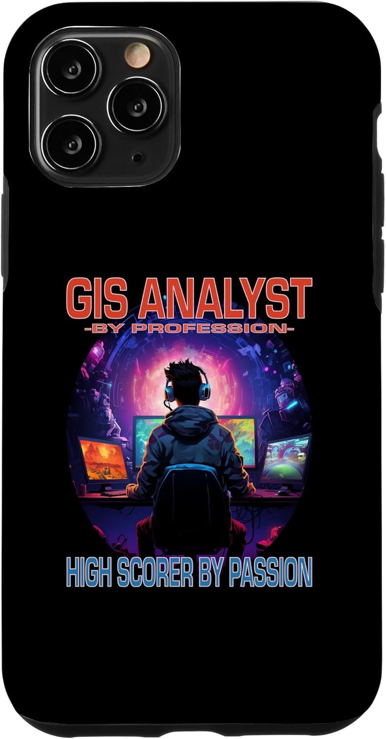 iPhone 11 Pro GIS Analyst Funny Gamer – Fun Pun Gaming Case