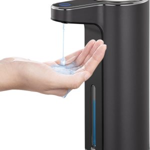 EKO Dispensador de jabón automático sin contacto Aroma para baño y cocina, dispensador de jabón líquido de manos, resistente al agua y recargable, 9 EKO Dispensador de jabón automático sin contacto Aroma para baño y cocina, dispensador de jabón líquido de manos, resistente al agua y recargable, 9