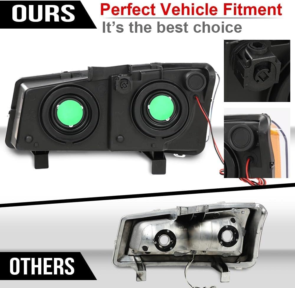 PIT66 Faro LED, compatible con Chevy Silverado 1500 2500 3500 HD modelo 03-06Fit Avalanche 1500 2500 (solo apto sin revestimiento) 03-06Fit