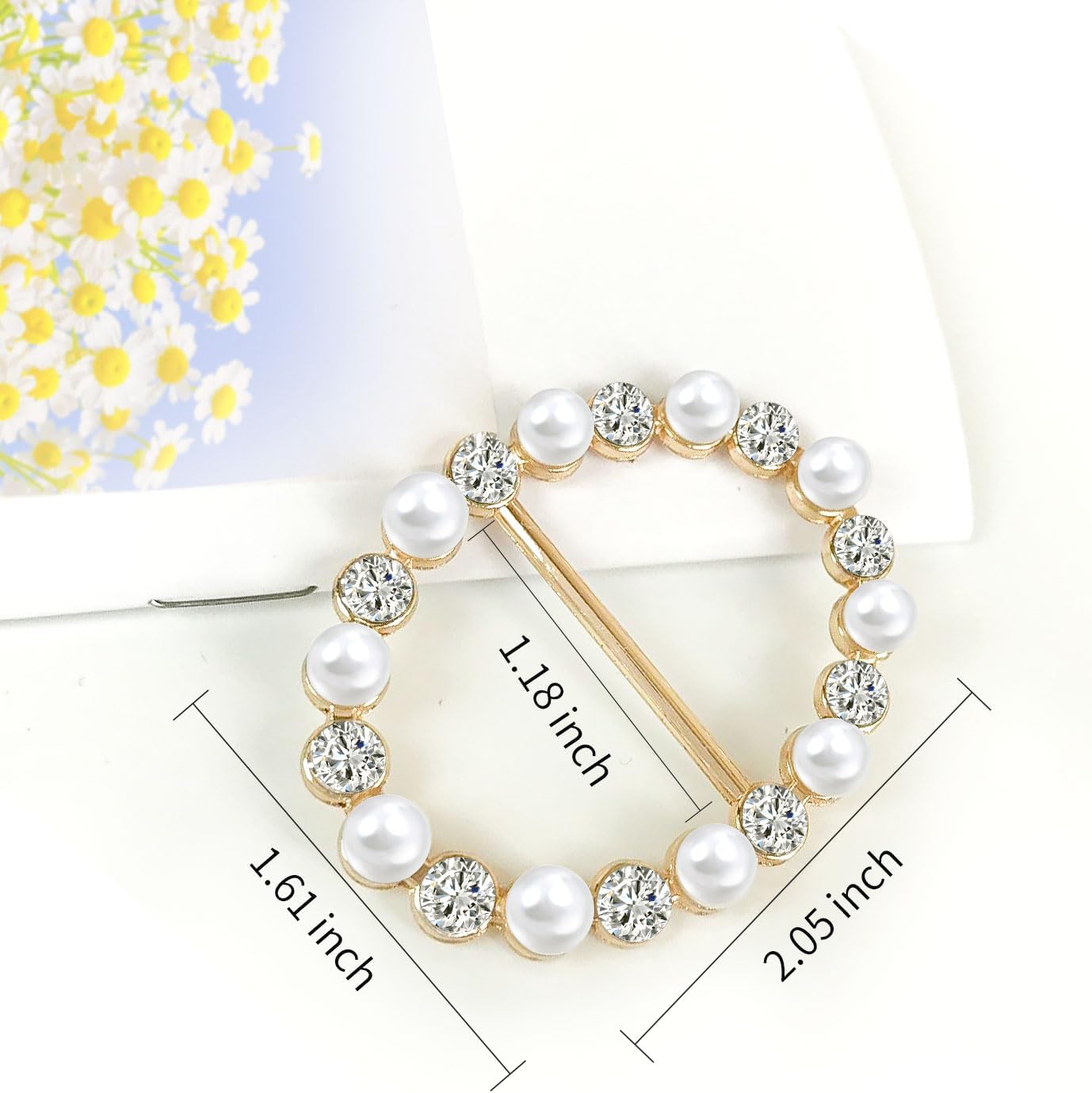 Juego de 7 hebillas de camiseta para mujer, anillo de bufanda, hebillas de cinturón para mujer, hebillas redondas para bufanda, clips para camisetas