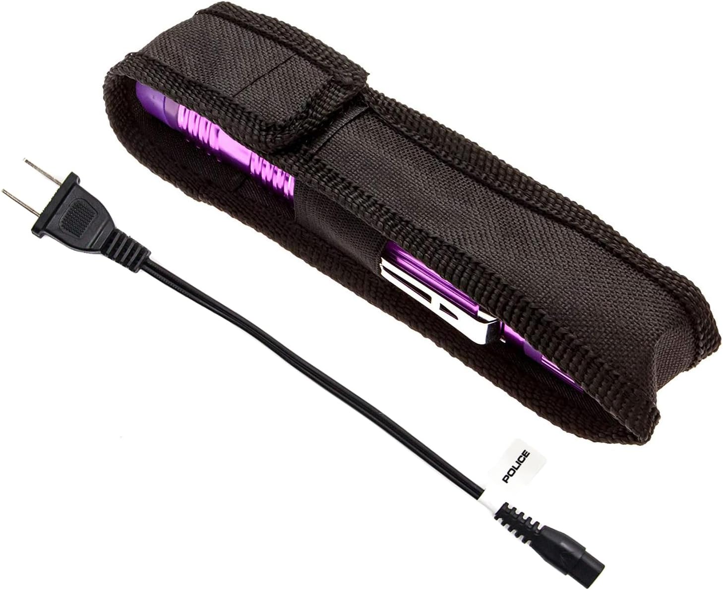 Police Stun Gun Burn Pepper Spray Combo – M12 Morado